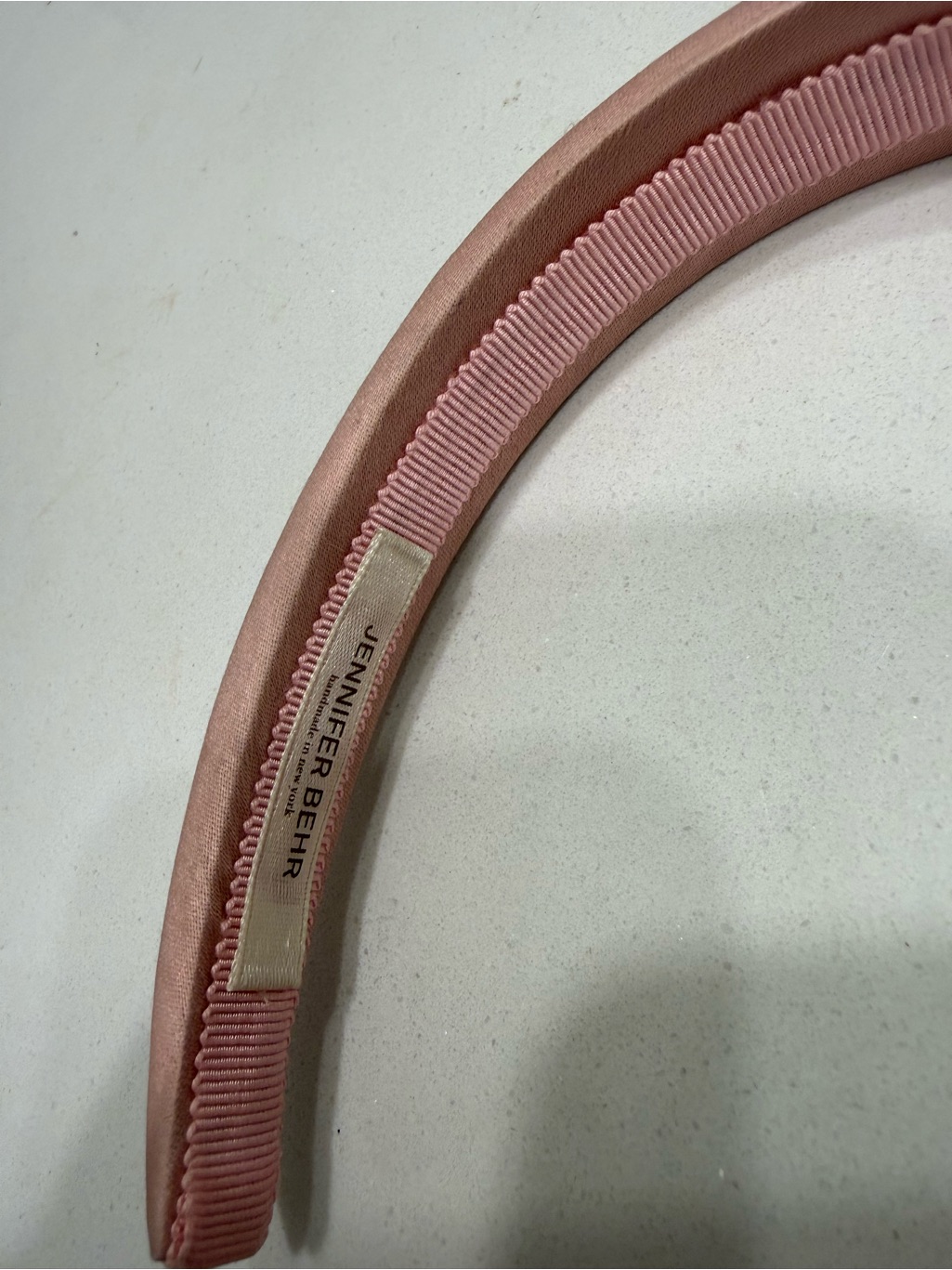 2 Jennifer Behr Pink And Black Headband — image 6 of 7